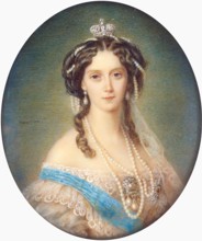 Portrait of Empress Maria Alexandrovna, 1900. Creator: Alois Gustav Rockstuhl.