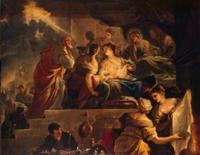 Birth of St John the Baptist, 1674. Creator: Luca Giordano.