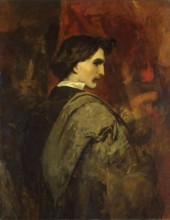 Self-Portrait, 1856. Creator: Anselm Friedrich Feuerbach.