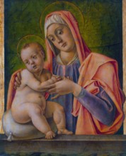Madonna and Child in a Window, 1490. Creator: Bartolomeo Vivarini.