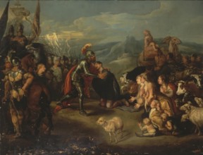 Meeting of Esau and Jacob, 1641. Creator: Simon de Vos.