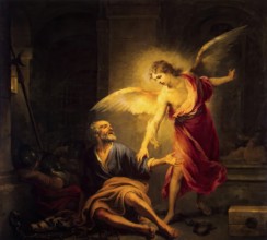 Liberation of Saint Peter, 1665. Creator: Bartolomé Esteban Murillo.