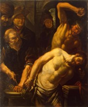Mocking of Christ, 1644. Creator: Gioacchino Assereto.
