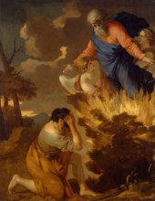 Moses and the Burning Bush, 1643. Creator: Sébastien Bourdon.