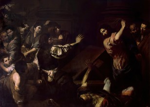 Expulsion of the Money-Changers from the Temple, 1620. Creator: Valentin de Boulogne.