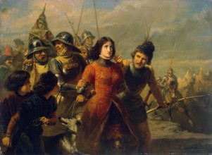 Capture of Joan of Arc, 1847. Creator: Adolphe-Alexander Dillens.