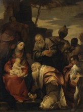 Adoration of the Magi, 1695. Creator: Giovan Gioseffo Dal Sole.