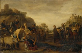 Samuel and Saul, 1650. Creator: Claes Cornelisz. Moeyaert.