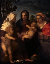 The Virgin and Child with St Catherine, St Elizabeth and St John the Baptist, 1513. Creator: Andrea del Sarto.