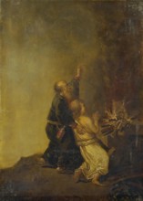 The Sacrifice of Isaac, 1750. Creator: Christian Wilhelm Ernst Dietrich.