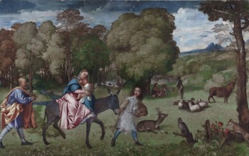 Flight into Egypt, 1508. Creator: Titian.