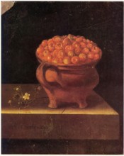 Strawberries in a Stone Jar, 1697. Creator: Adriaen Coorte.