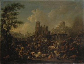 Battle of the Turks with the Poles, 1714. Creator: Arnold Frans Rubens.