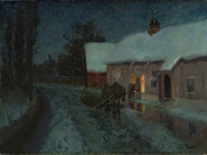 Night, 1885. Creator: Frits Thaulow.