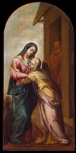 Mary Meeting Elizabeth, 1630. Creator: Juan del Castillo.
