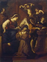 Vision of St Clare, 1618. Creator: Guercino.