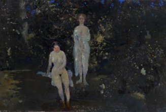 Women Bathing, 1910. Creator: Konstantin Somov.