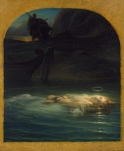Christian Martyr Drowned in the Tiber During the Reign of Diocletian, 1853. Creator: Paul Delaroche.
