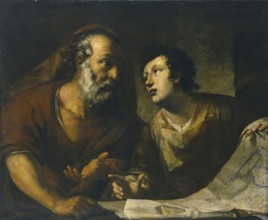 Geographer, 1650. Creator: Pier Francesco Mola.