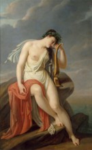 Sappho on the Leucadian Cliff, 1801. Creator: Pierre Guérin.