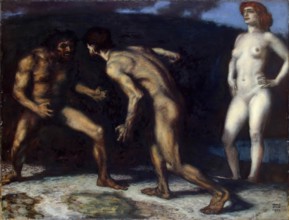Fighting for a Woman, 1905. Creator: Franz von Stuck.