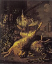 Hunting Trophies, 1709. Creator: Dirk Valkenburg.