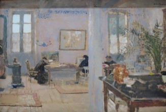 In a Room, 1899. Creator: Edouard Vuillard.
