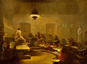A Life Class, early 19th century?. Creator: Unknown.