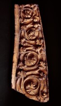 Architectural cast: medieval stiff leaf ornament, c19th century? Creator: Unknown.