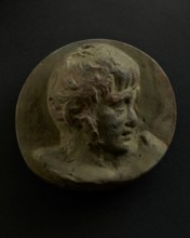 Cast of head of clean-shaven Roman legionary without helmet. Creator: Unknown.