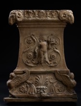 Cast of 1 side of a base of one of the 6 candelabra from Sant' Agnese...late 18th or early 19th cent Creator: Unknown.
