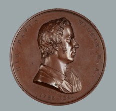 Sir David Wilkie, R.A., Art Union of London medal, 1861. Creator: Leonard Charles Wyon.