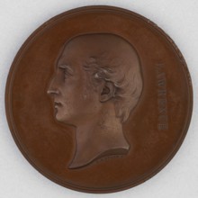 Sir Thomas Lawrence P.R.A., Art Union of London medal, c1860. Creator: George Gammon Adams.