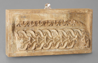 Cast of soffit panel from an architrave block, late 18th century-early 19th century. Creator: Unknown.