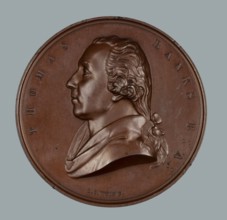 Thomas Banks R.A., Art Union of London medal, 1858. Creator: Leonard Charles Wyon.