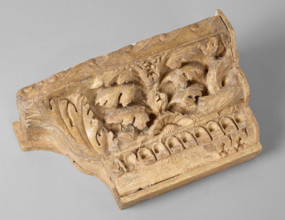 Cast of corner of cornice from the Aula Regia, late 18th century. Creator: Unknown.