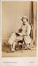 Carte de visite of unidentified man, late 19th century. Creator: William Stonehouse.