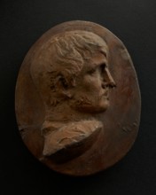 Cast of head of lightly-bearded Roman with right shoulder forward. Creator: Unknown.