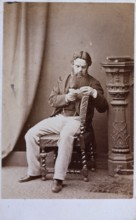 W. Holman Hunt, c1864. Creator: London Stereoscopic & Photographic Co.