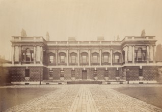South front of Burlington House, c1860s. Creator: Stephen Ayling.