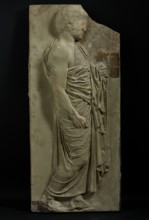 Cast of marshal from East frieze of Parthenon (figure 48 of Slab VI), 19th century. Creator: Unknown.