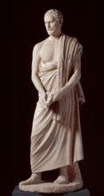Demosthenes: cast of a Roman version of a lost Greek original, c295 BC-285 BC. Creator: Unknown.