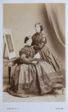 The Misses Mutrie, 1866 or after.  Creator: Maull & Co.