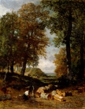 The Woodcutters, late 1840s. Creator: Constant Troyon.