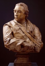 Bust of Joseph Wilton, R.A., c1760. Creator: Louis Francois Roubiliac.