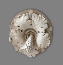 Cast of rosette with prominent pistil from the Temple of Venus Genetrix, late 18th century. Creator: Unknown.