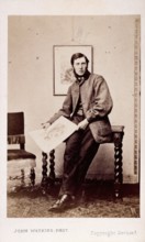 Unidentified man, probably Matthew James Lawless, c1856. Creator: John Watkins.