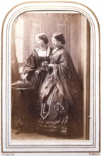 Annie Feray Mutrie and Martha Darley Mutrie, mid 19th century. Creator: Unknown.