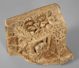 Cast of corner of cornice from Aula Regia, Domitian's Palace, late 18th century.  Creator: Unknown.