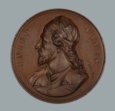 Inigo Jones, Art Union of London medal, 1849. Creator: Charles Frederick Carter.
